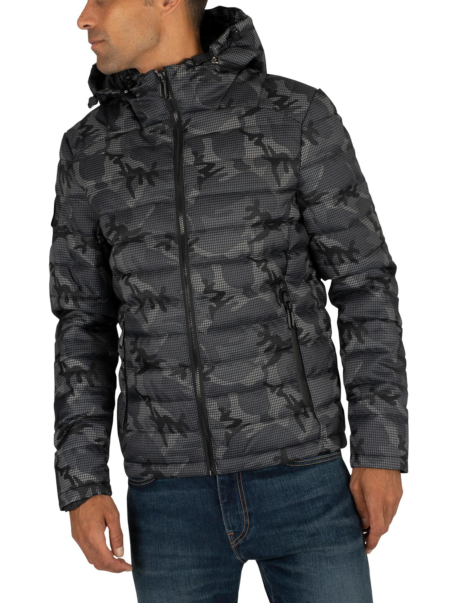 tweed double zip fuji jacket