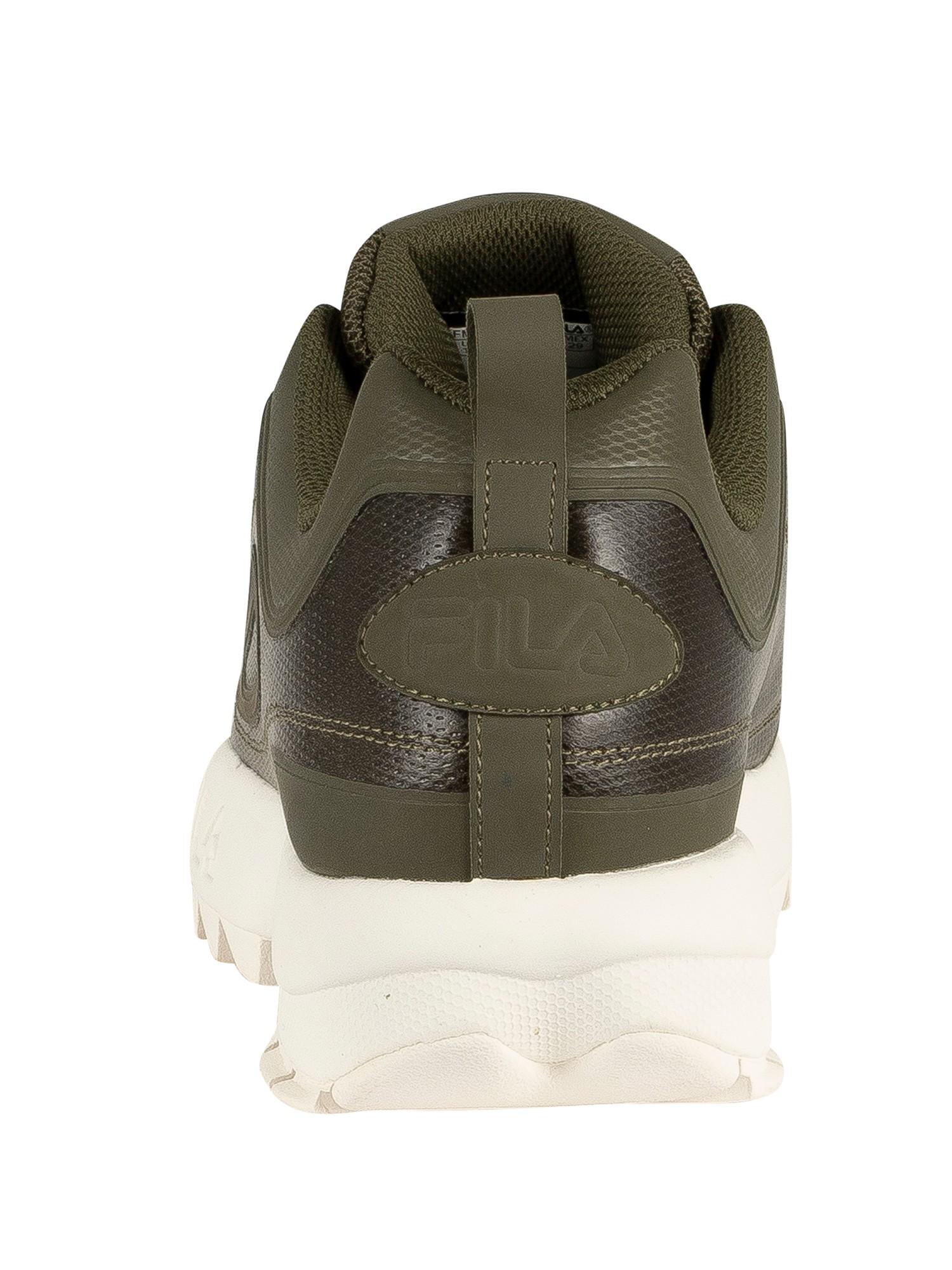 fila disruptor 2 olive green