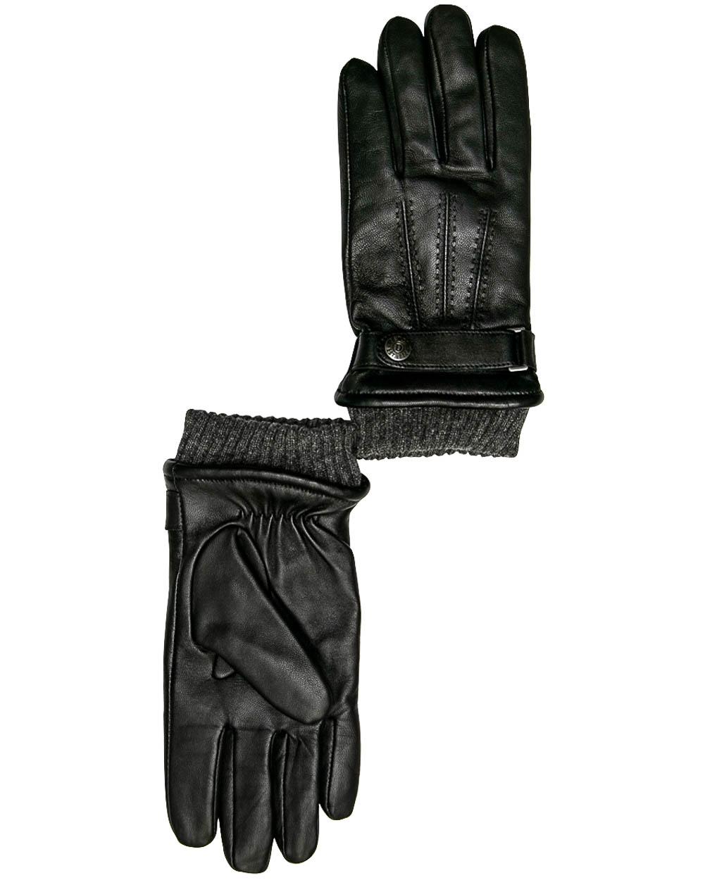 Dents Henley Touchscreen Leather Gloves In Black for Men Lyst