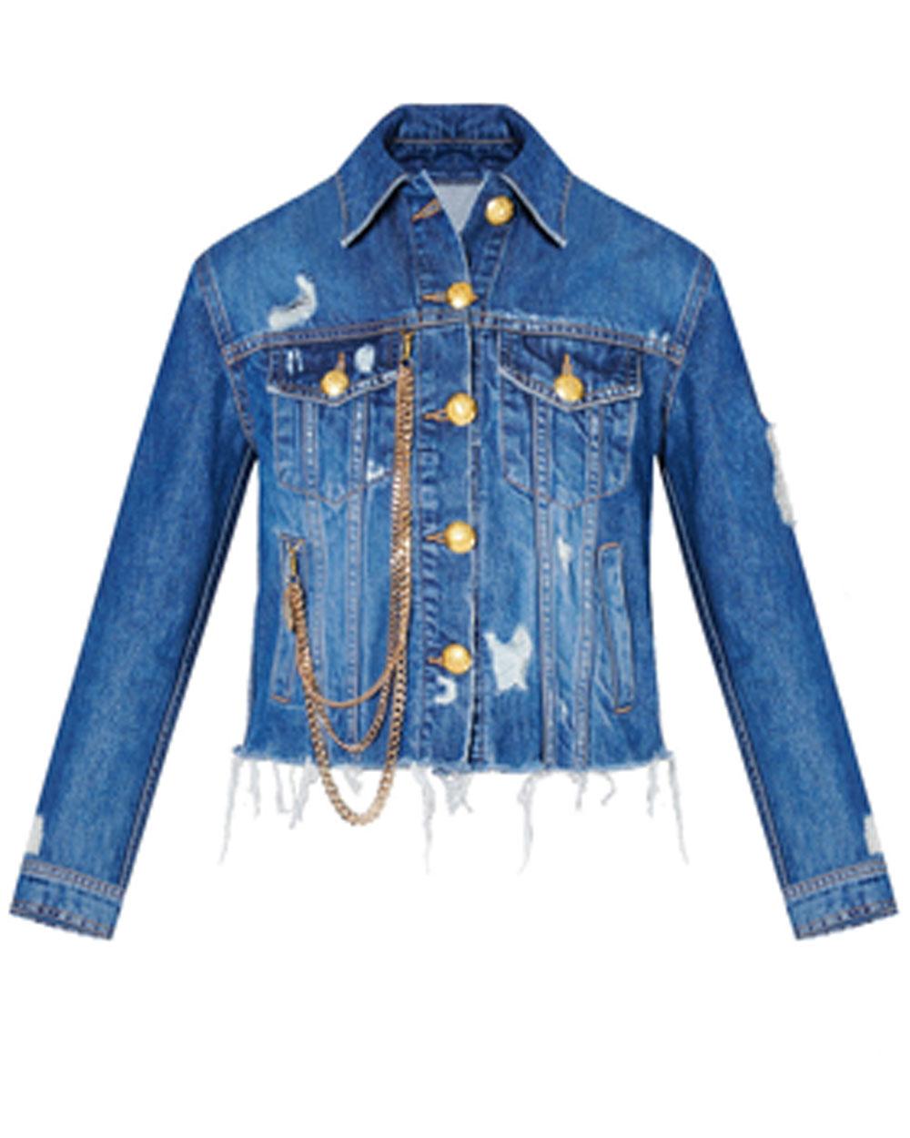 veronica beard cara jean jacket