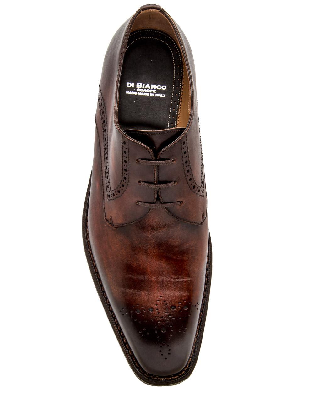 Bianco Melograno Leather Derby in for Men - Lyst