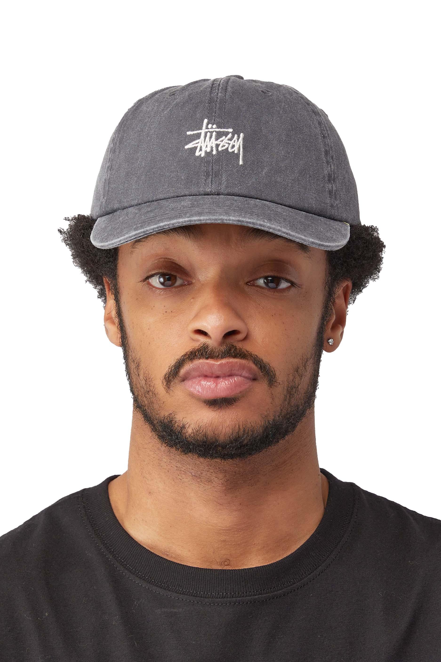 Stussy Washed Stock Low Pro Cap 'charcoal' in Gray for Men | Lyst