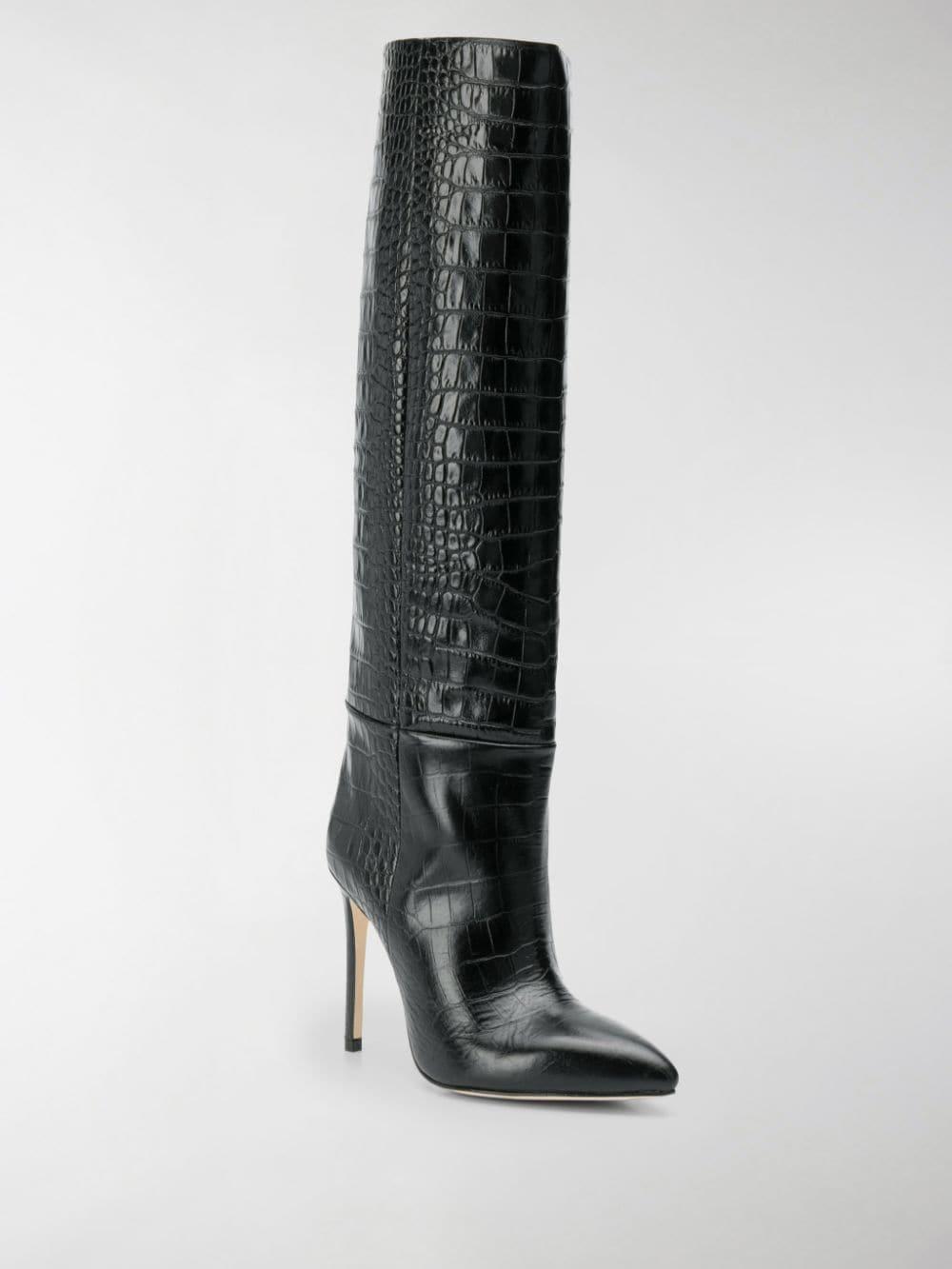 saint laurent crocodile boots