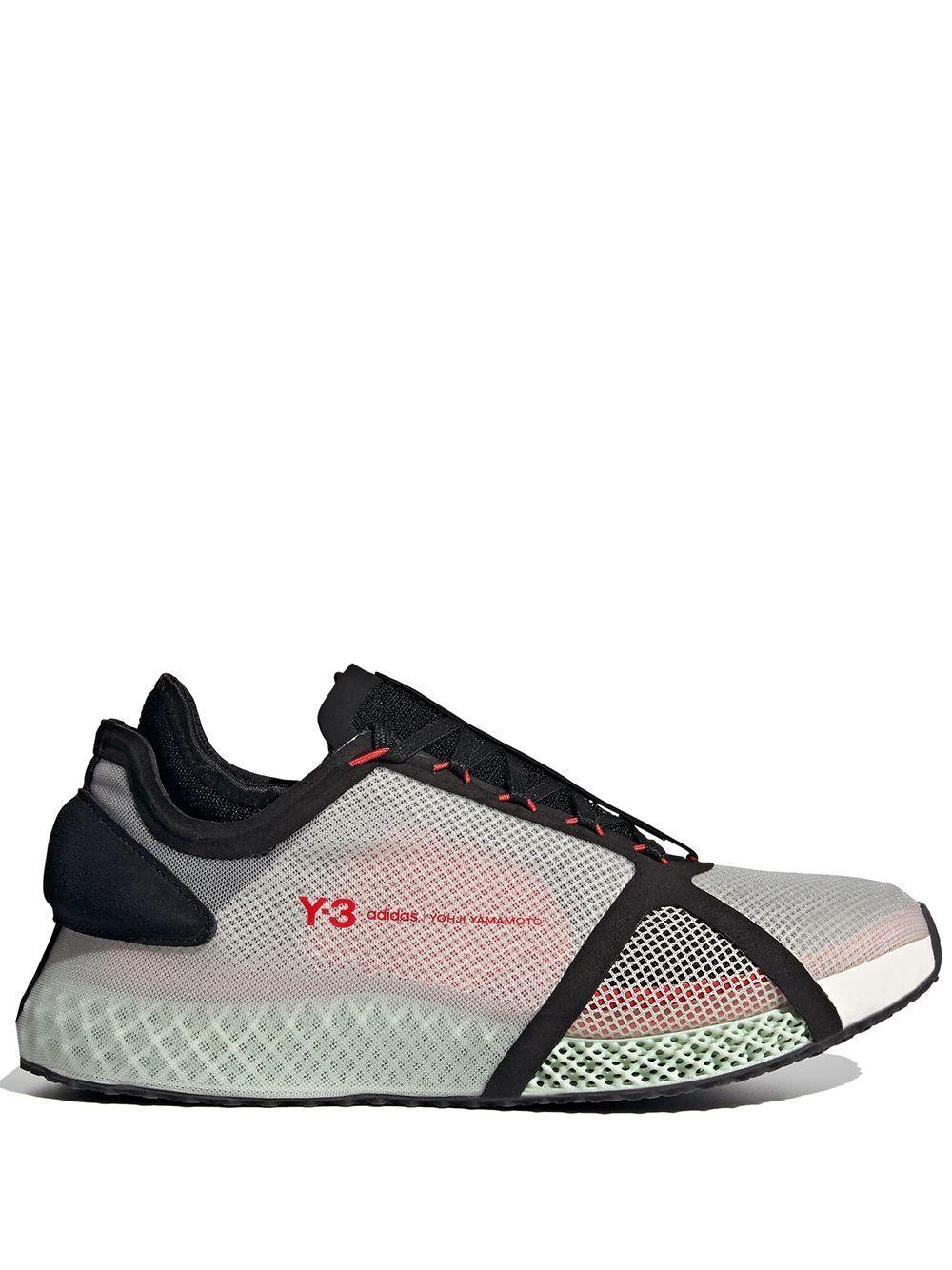 Y-3 X Adidas Runner 4d Iow Trainers in Gray for Men | Lyst