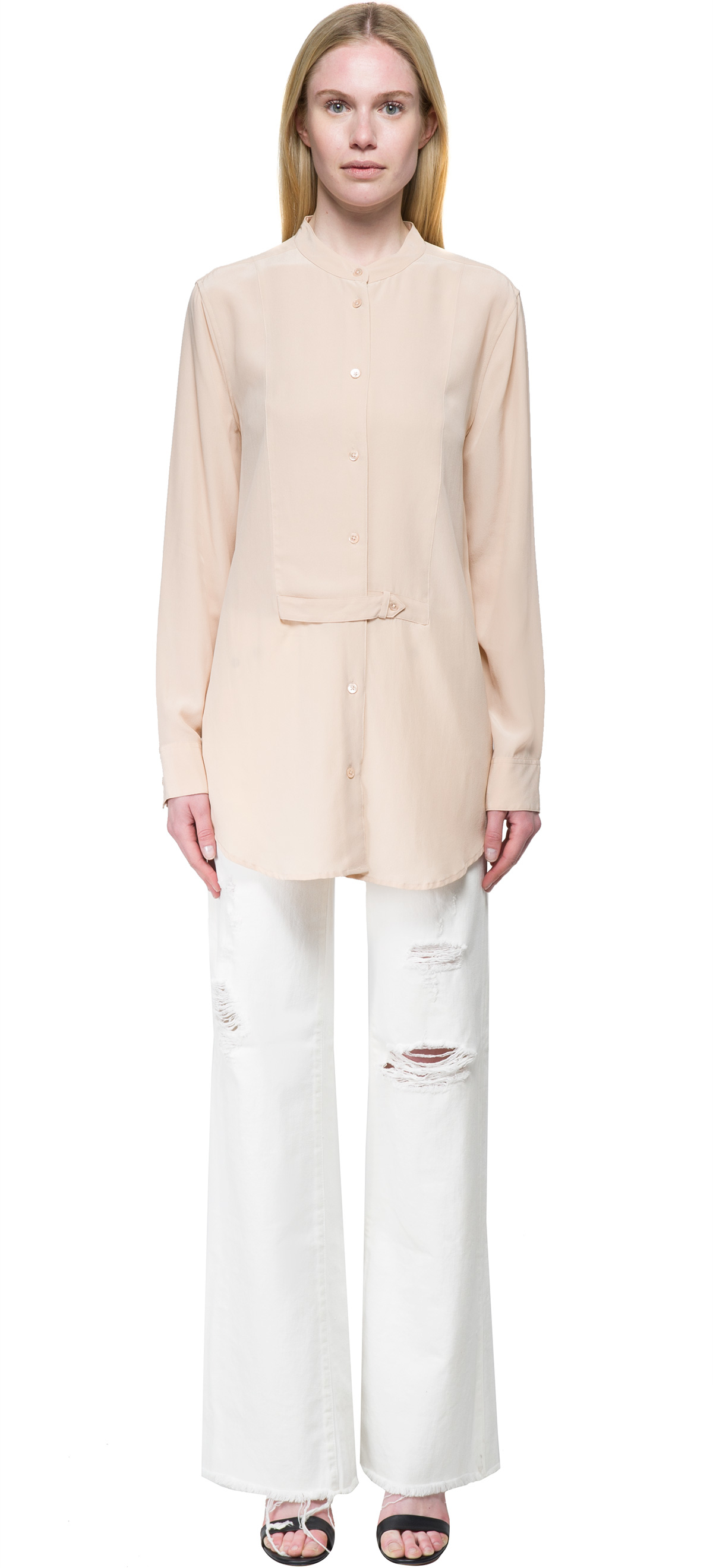 meaning hair silk 50 in Seta Blusa Save Equipment (NEUTRALS/plain) In Di Beige Crêpe meaning hair silk 50 in Seta Blusa Save Equipment (NEUTRALS/plain) In Di Beige Crêpe