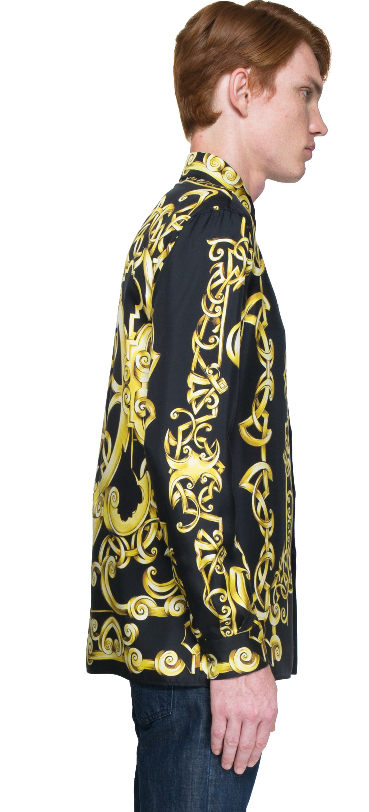 versace men's baroque shirt