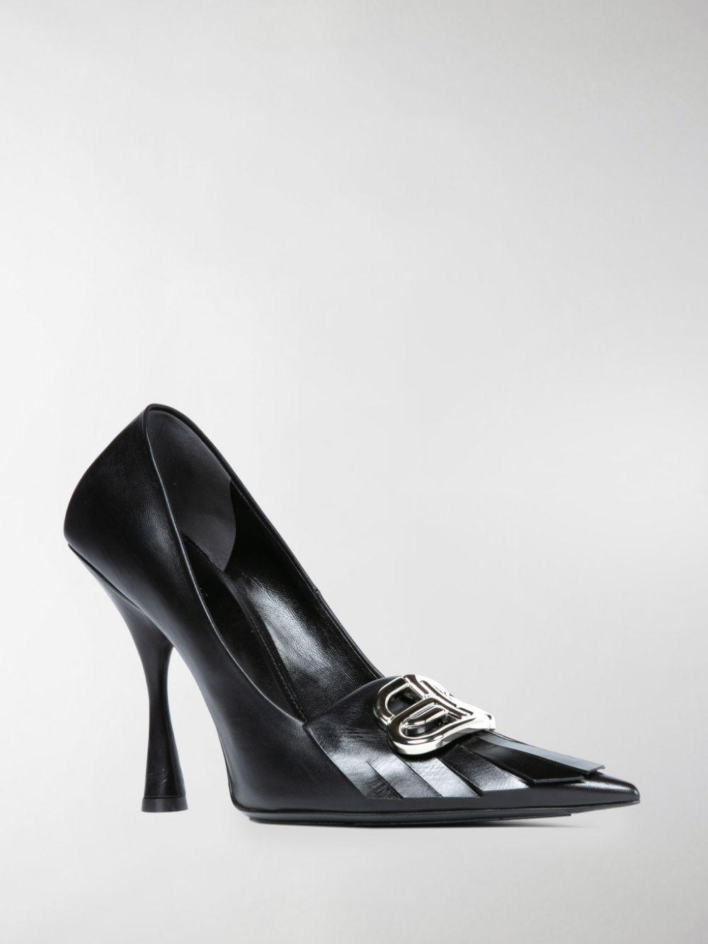 balenciaga bb patent leather pumps
