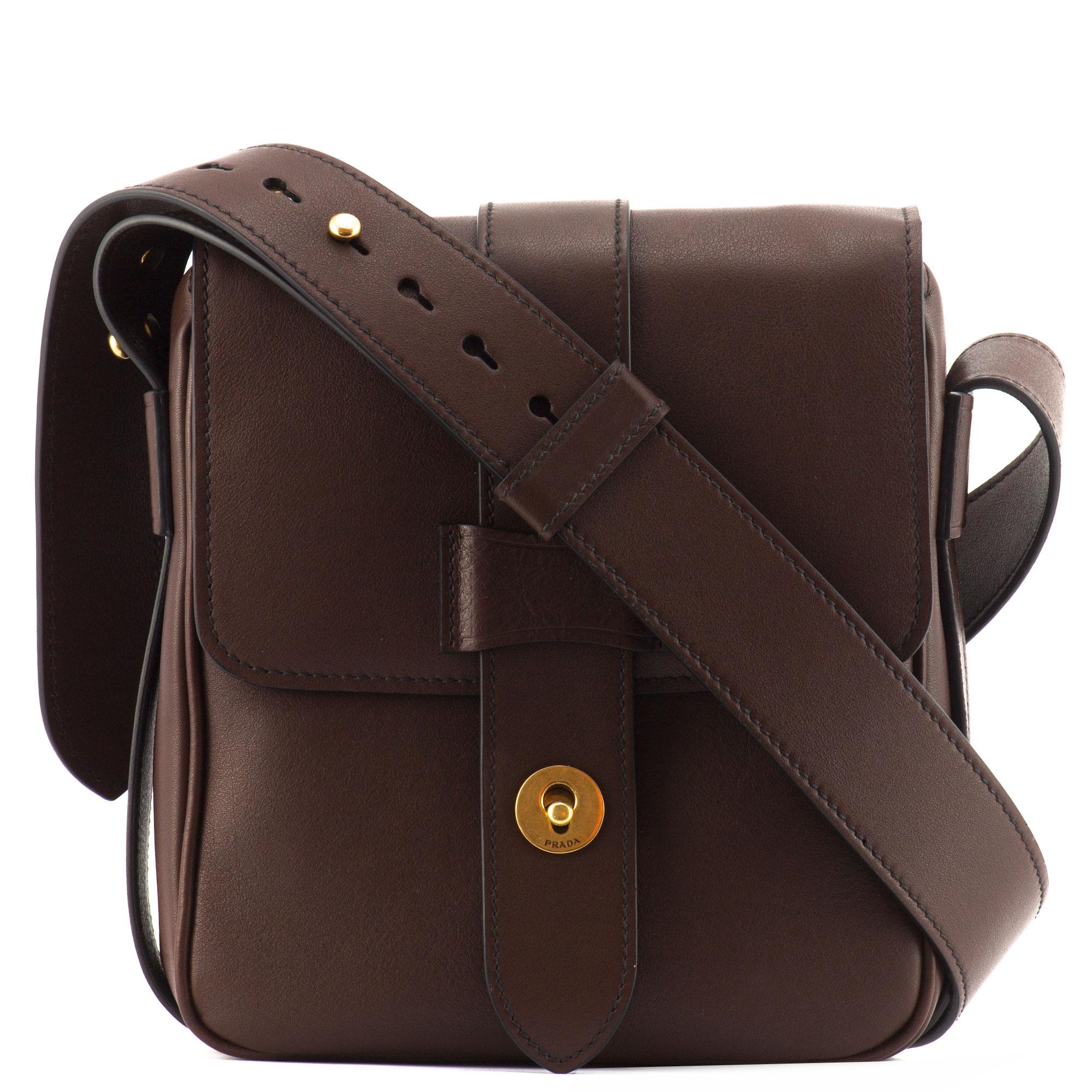 Prada Leather Shoulder Bag for Men - Lyst