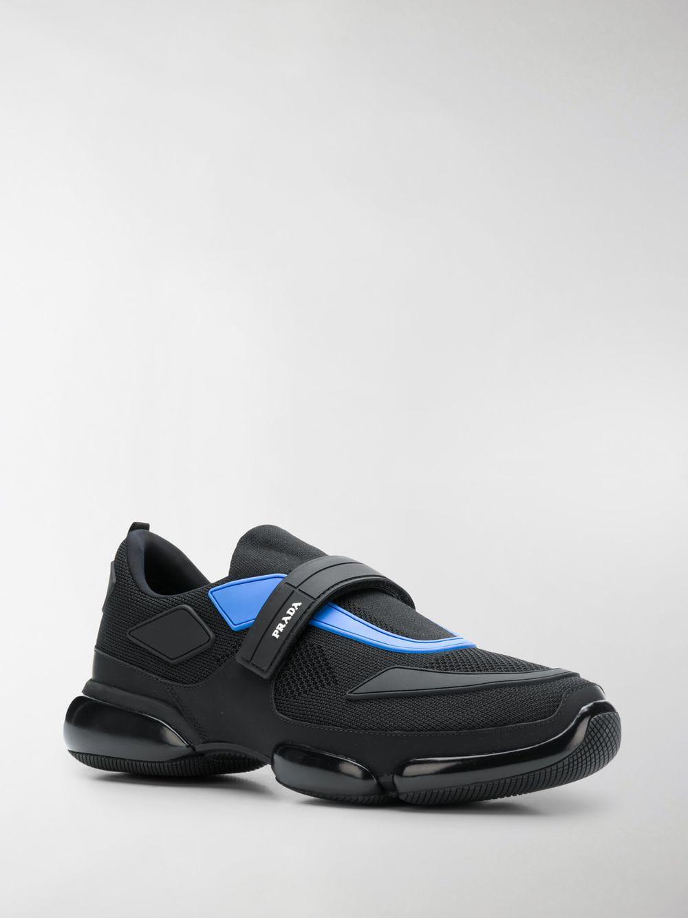 prada cloudbust black and blue