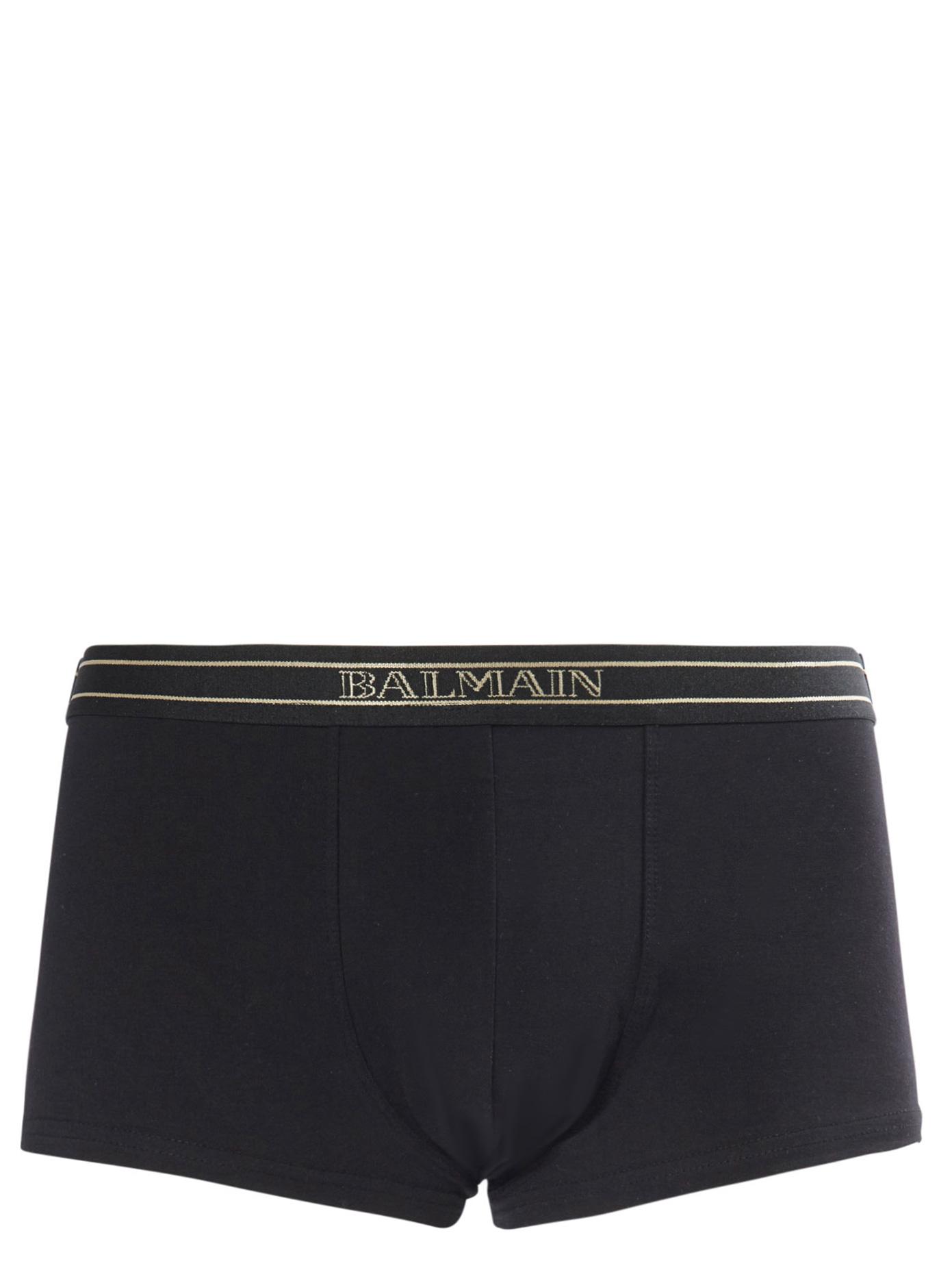 Balmain 3 Pack Logo Cotton Boxers for Men - Lyst