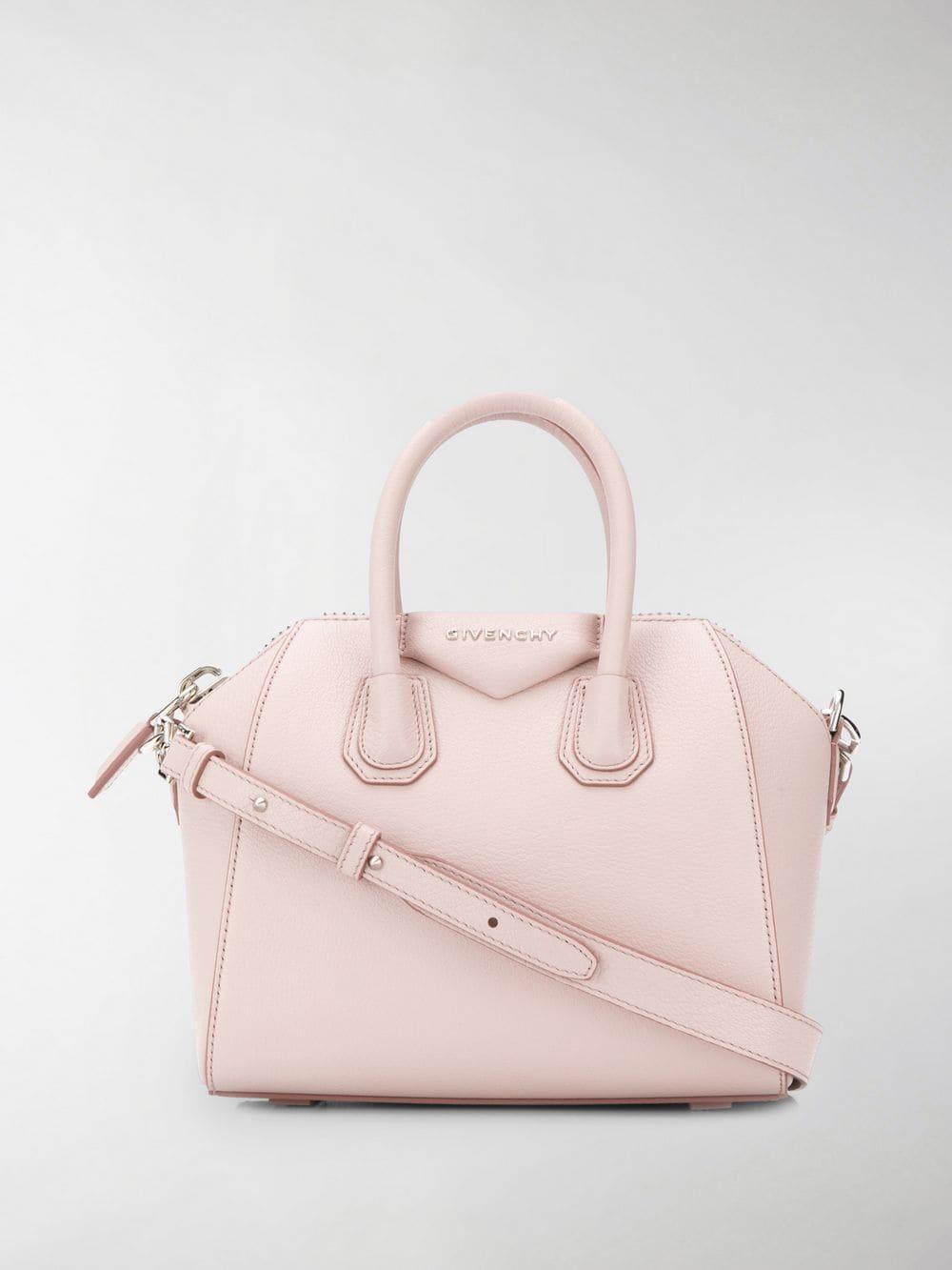 Givenchy Leather Small Antigona Tote Bag in Pink - Lyst