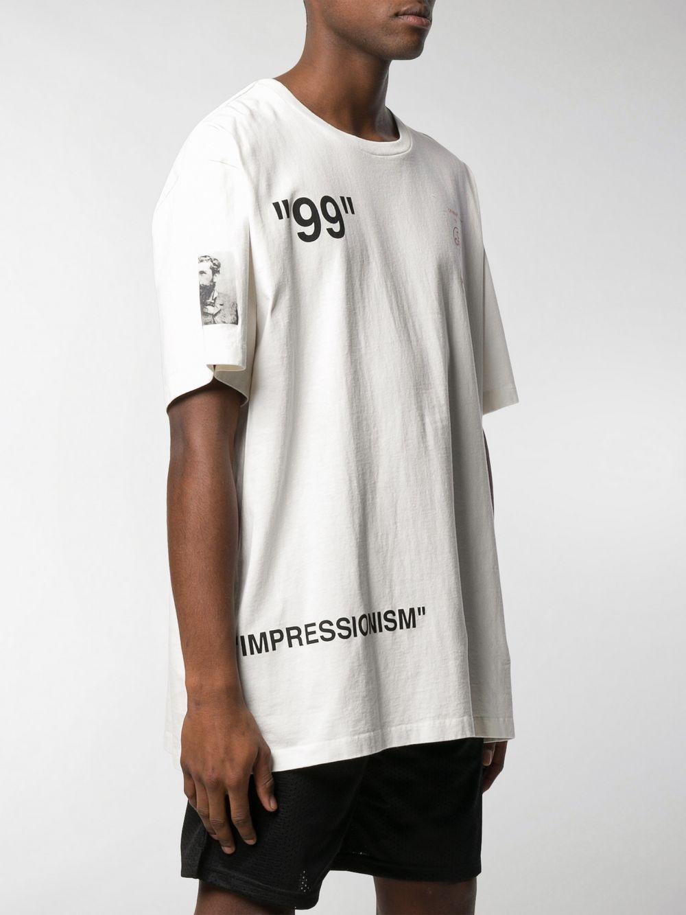 off white t shirt impressionism