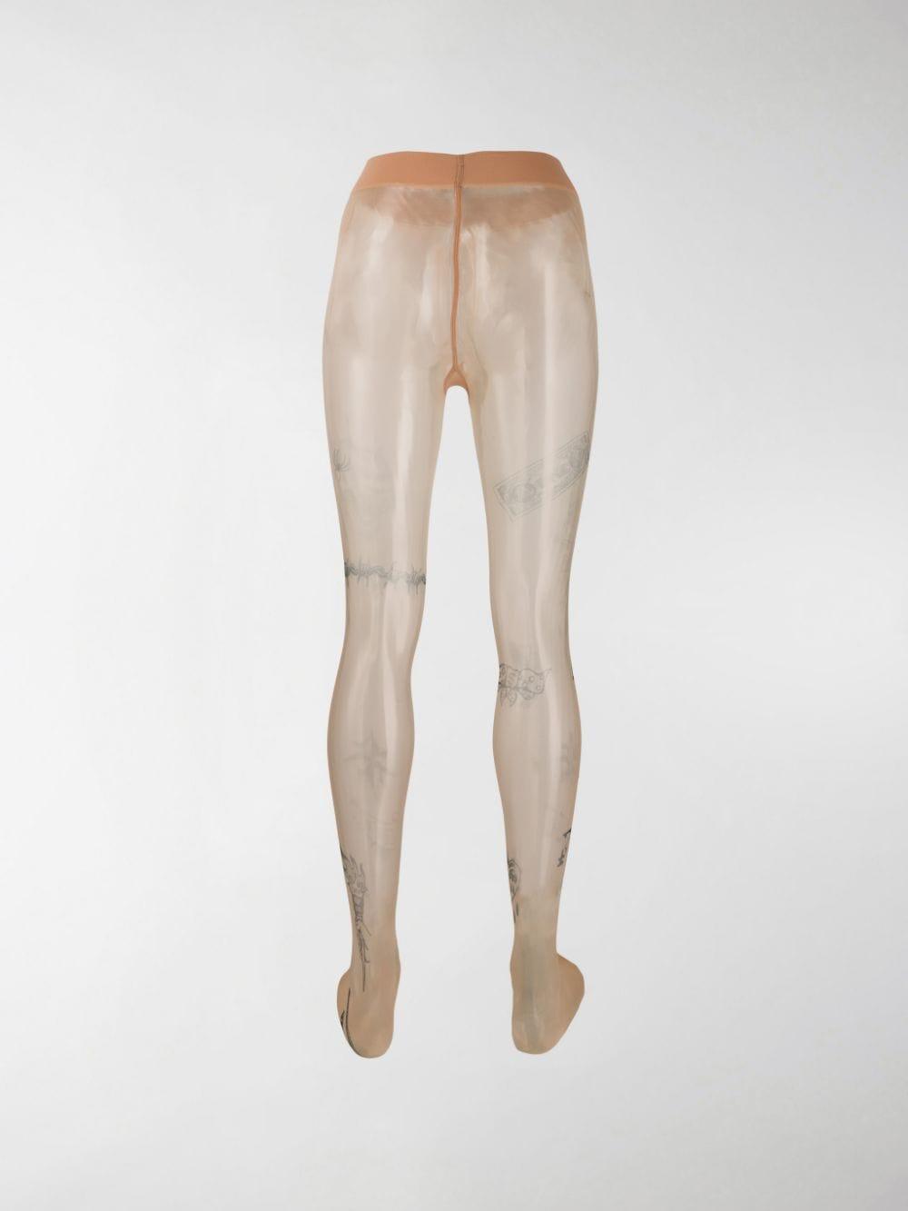 Vetements X Wolford Tattoo-print Tights 