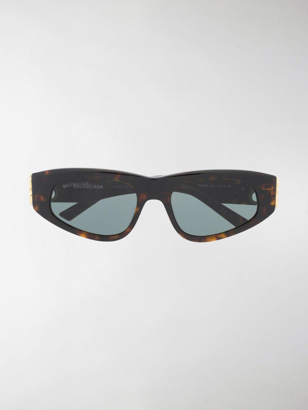 Balenciaga Dynasty D-frame Sunglasses in Brown - Lyst