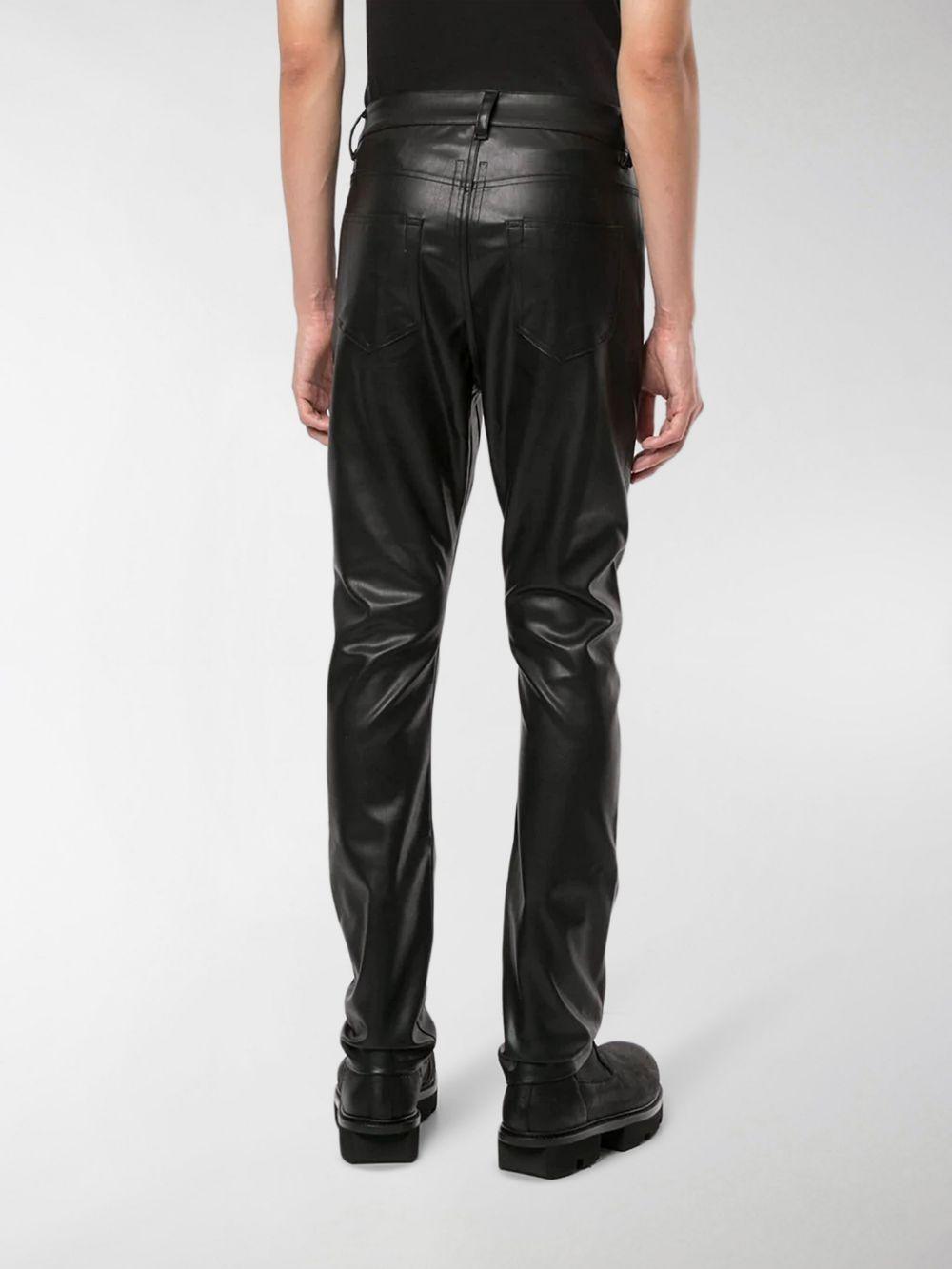 Rick Owens DRKSHDW Detroit Faux Leather Trousers in Black for Men 
