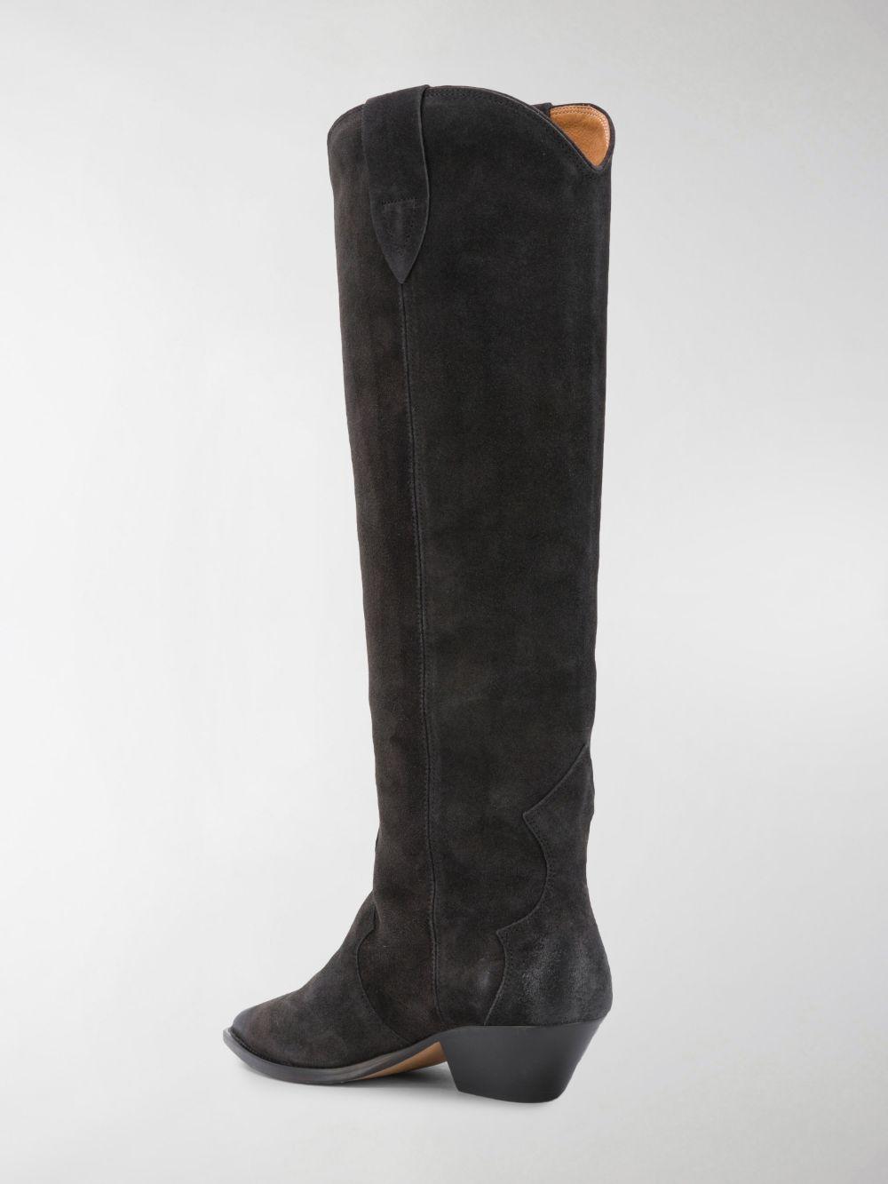 Isabel Marant Suede Denvee Boot in Black - Save 55% - Lyst
