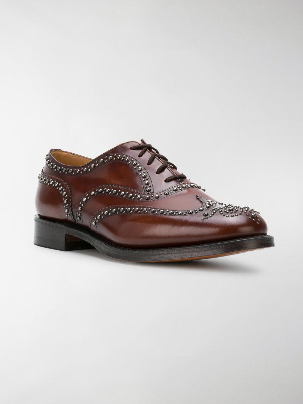 Church�s Leather Burwood Derby Shoes in Brown for Men Lyst Church�s Leather Burwood Derby Shoes in Brown for Men Lyst