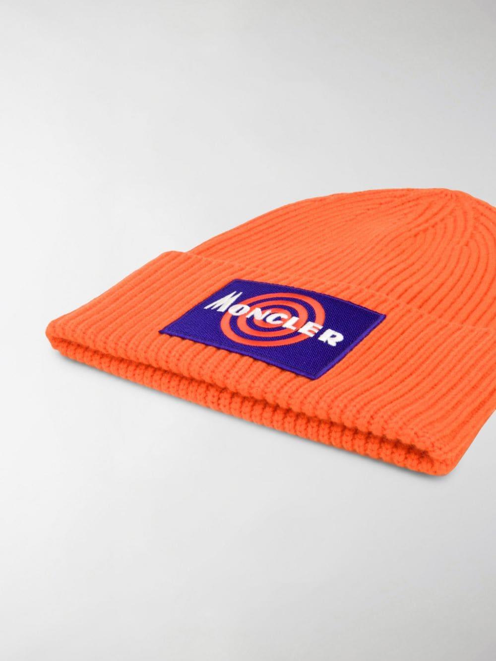 Moncler Logo Wool-cashmere Hat in 