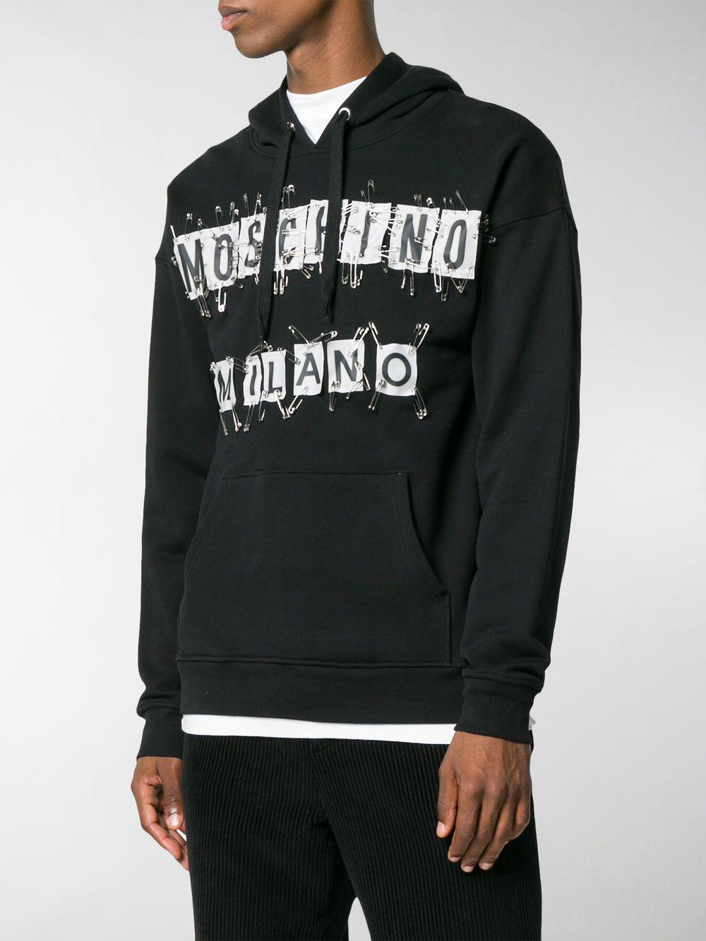 moschino safety pin sweater