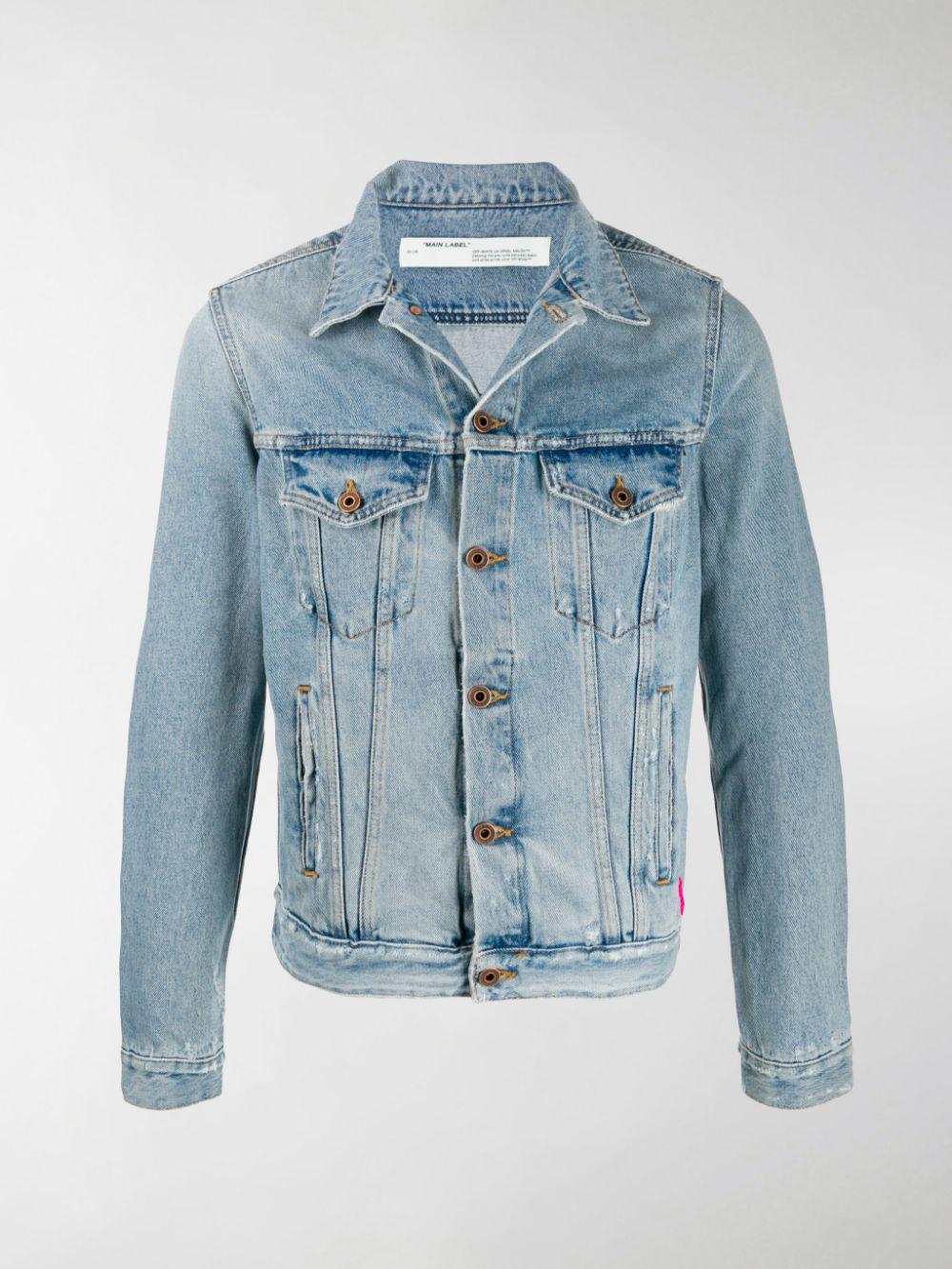 Virgil Abloh Spray Paint Denim Jacket 