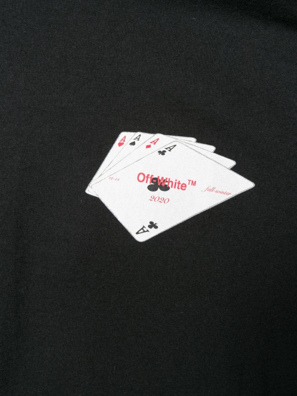 off white hand card