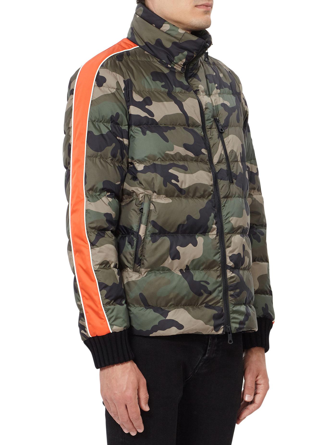 down camouflage jacket