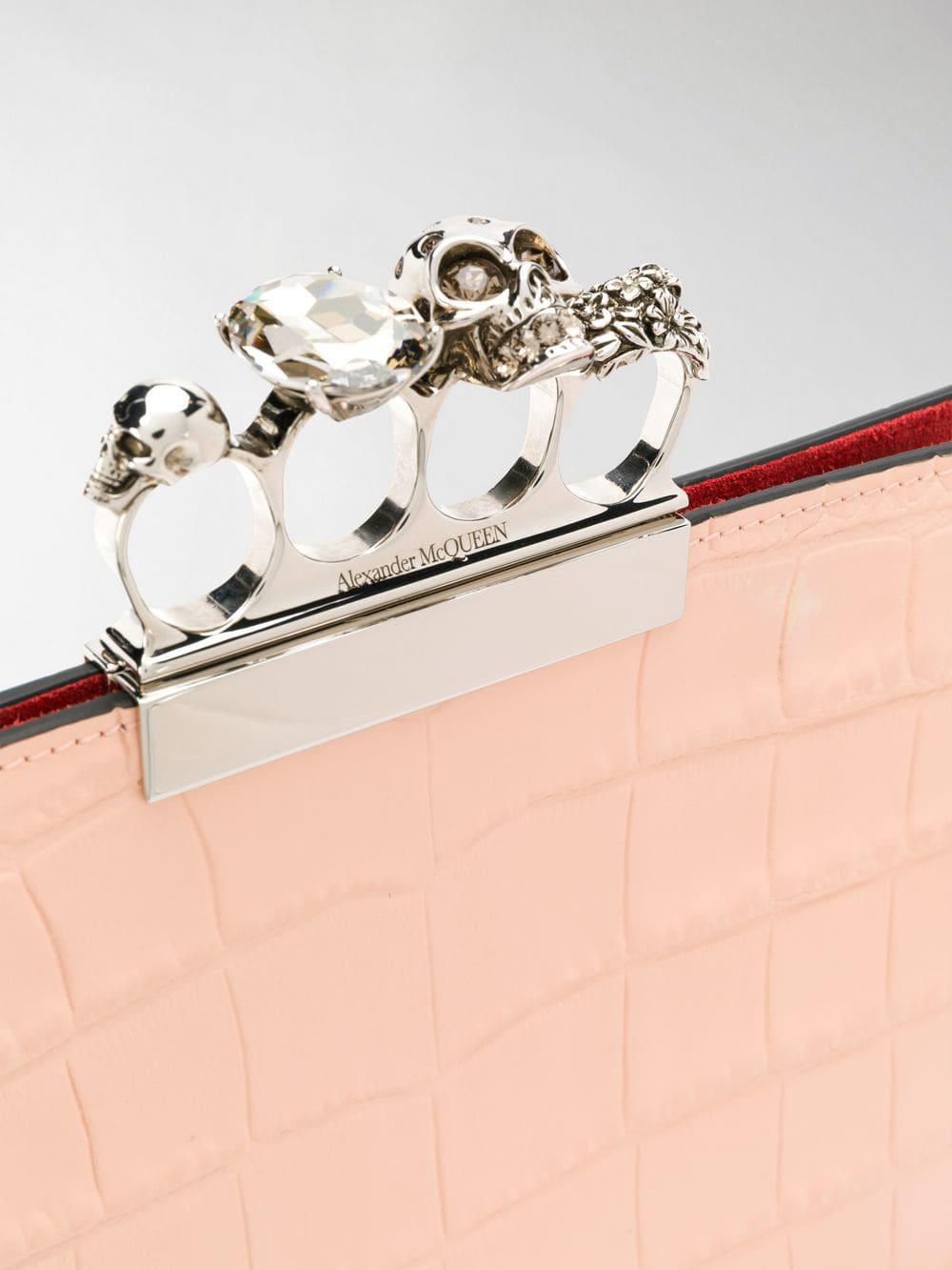 Alexander Mcqueen Knuckle Duster Clutch Purse Set Literacy Basics