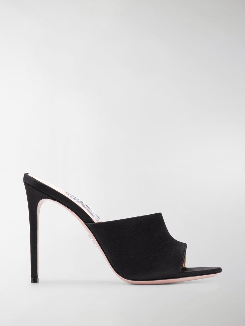 prada satin mules