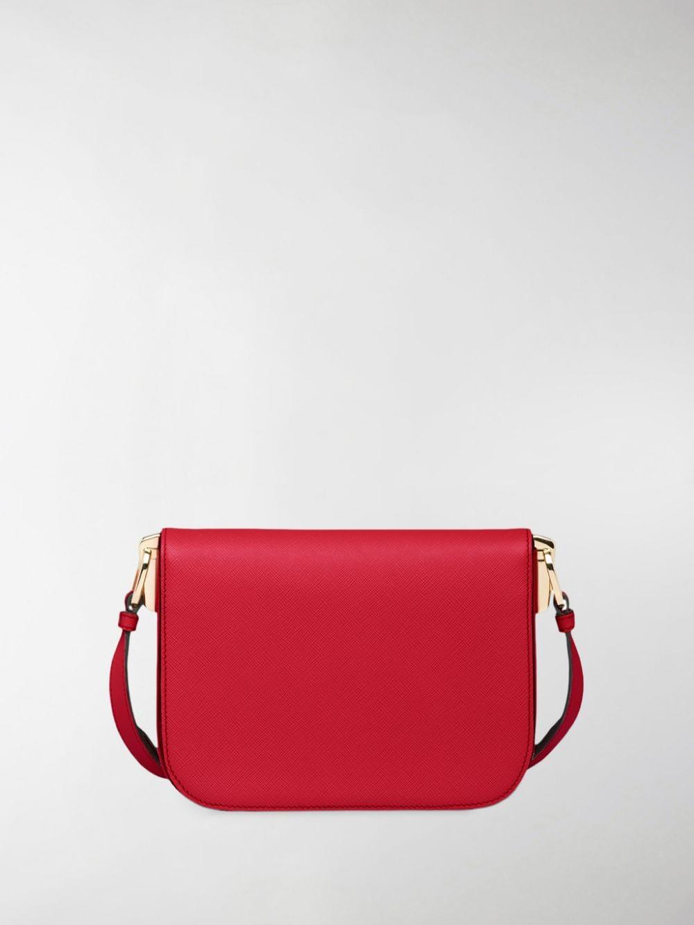 red shoulder purse
