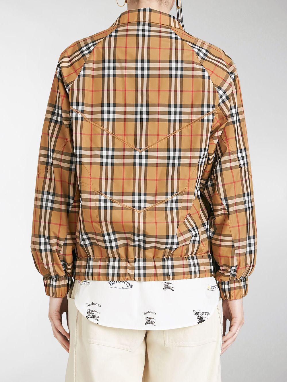 vintage check jacket