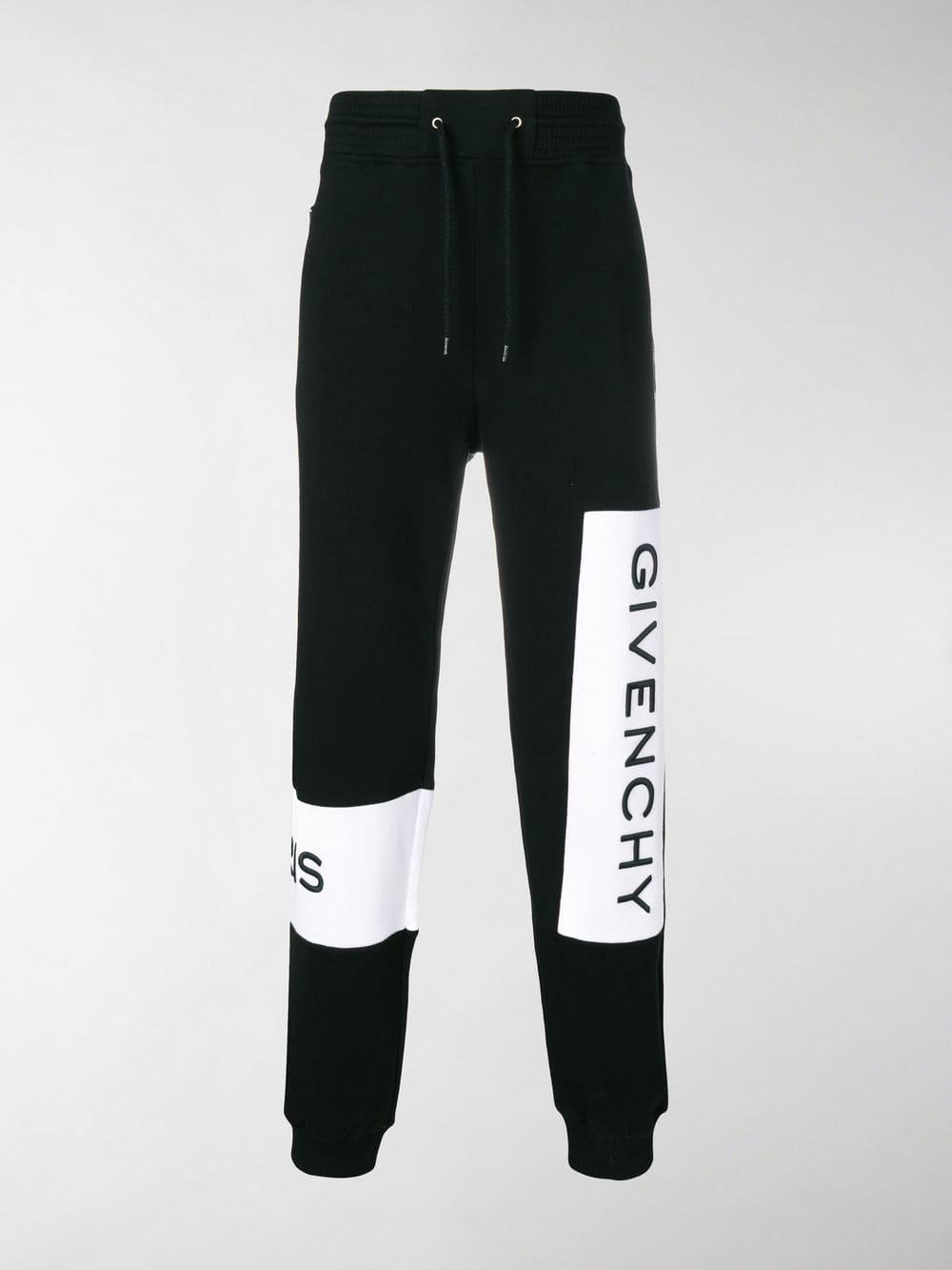 Givenchy Cotton Felpa Track Pants in Black for Men - Save 62% - Lyst