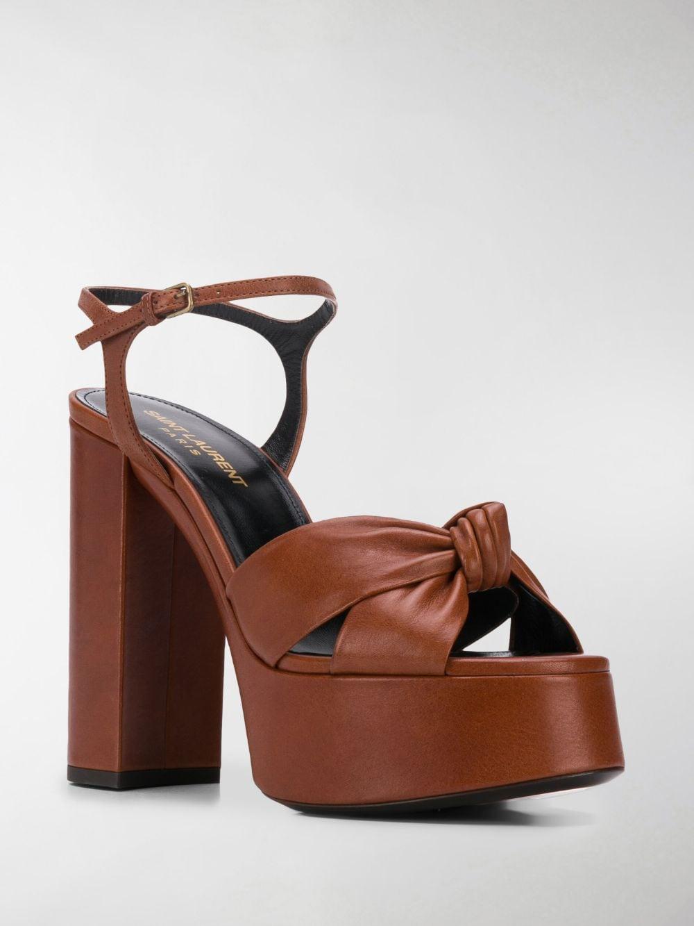 saint laurent bianca platform sandals