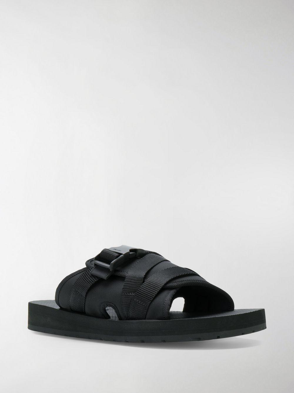 prada black sandals