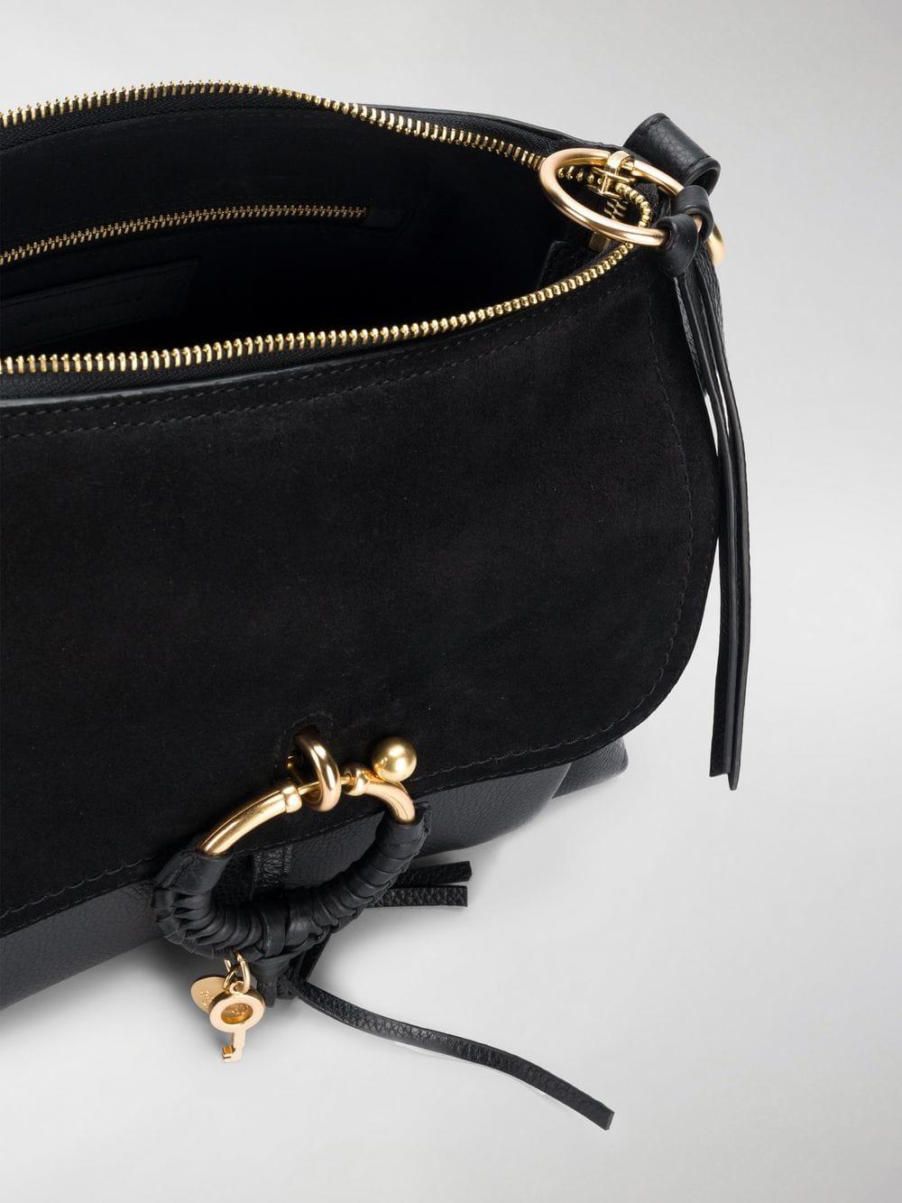 see by chloé black mini joan bag