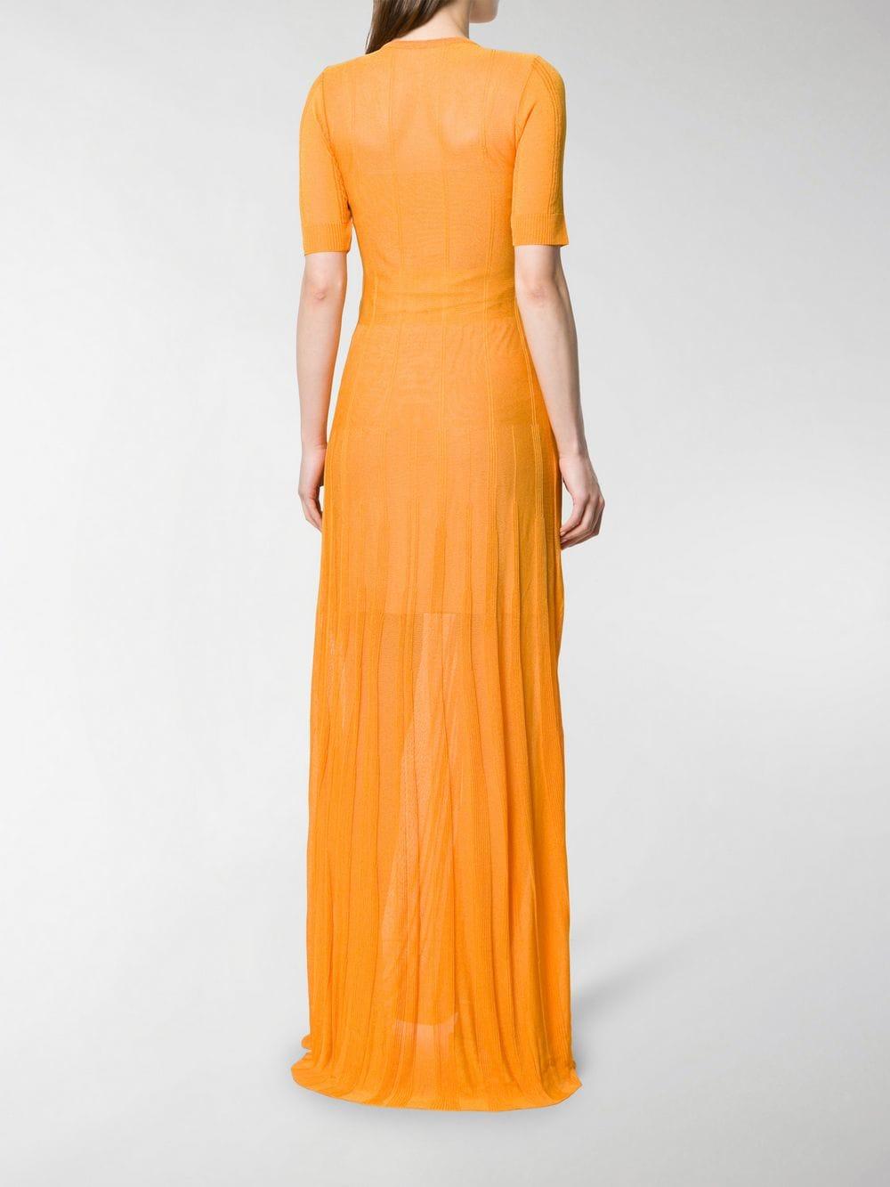 jacquemus orange dress