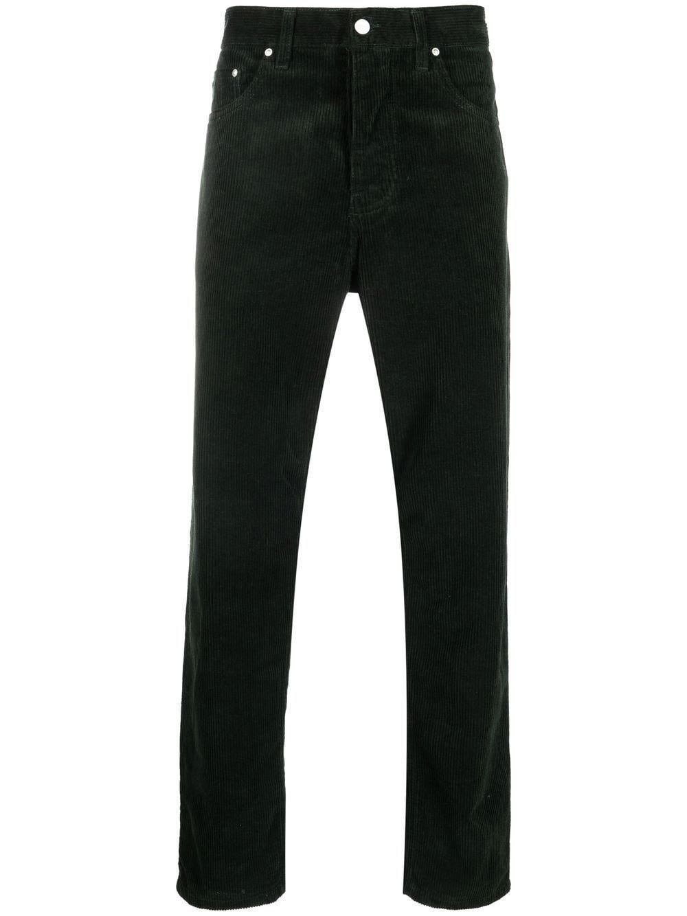 Carhartt WIP Corduroy slim-legged Trousers in Black for Men | Lyst