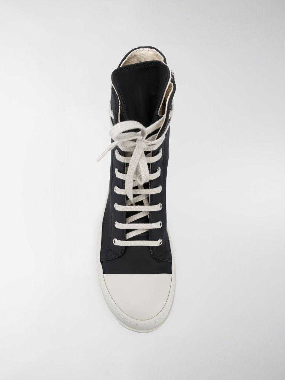 Rick Owens Drkshdw Ramones Hi-top Sneakers in Black for Men - Lyst
