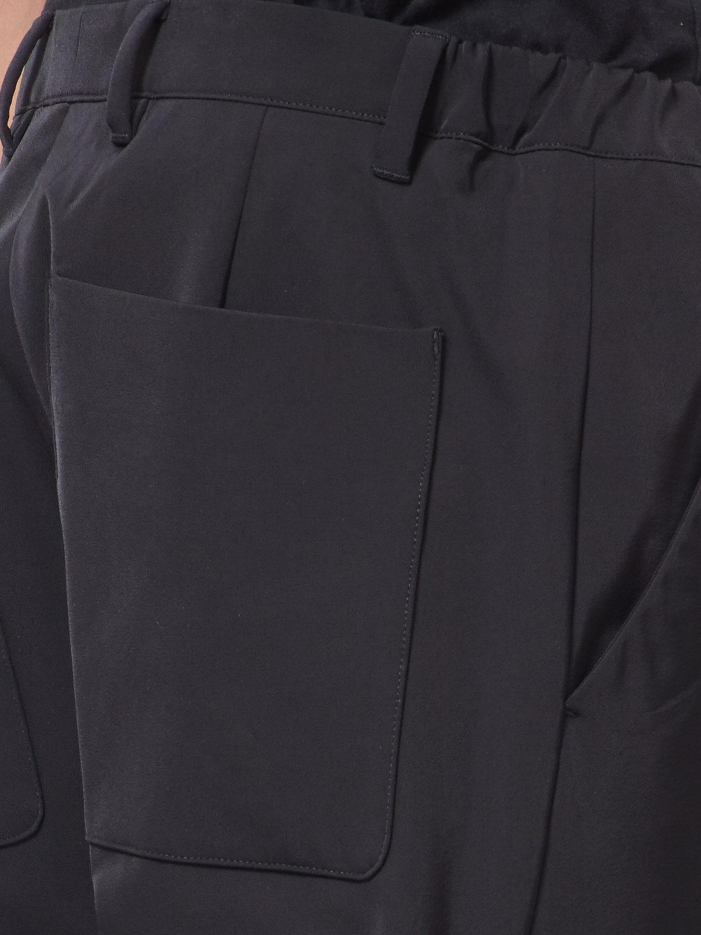Prada Synthetic Velcro Cuff Techno Stretch Trousers in Black for Men - Lyst