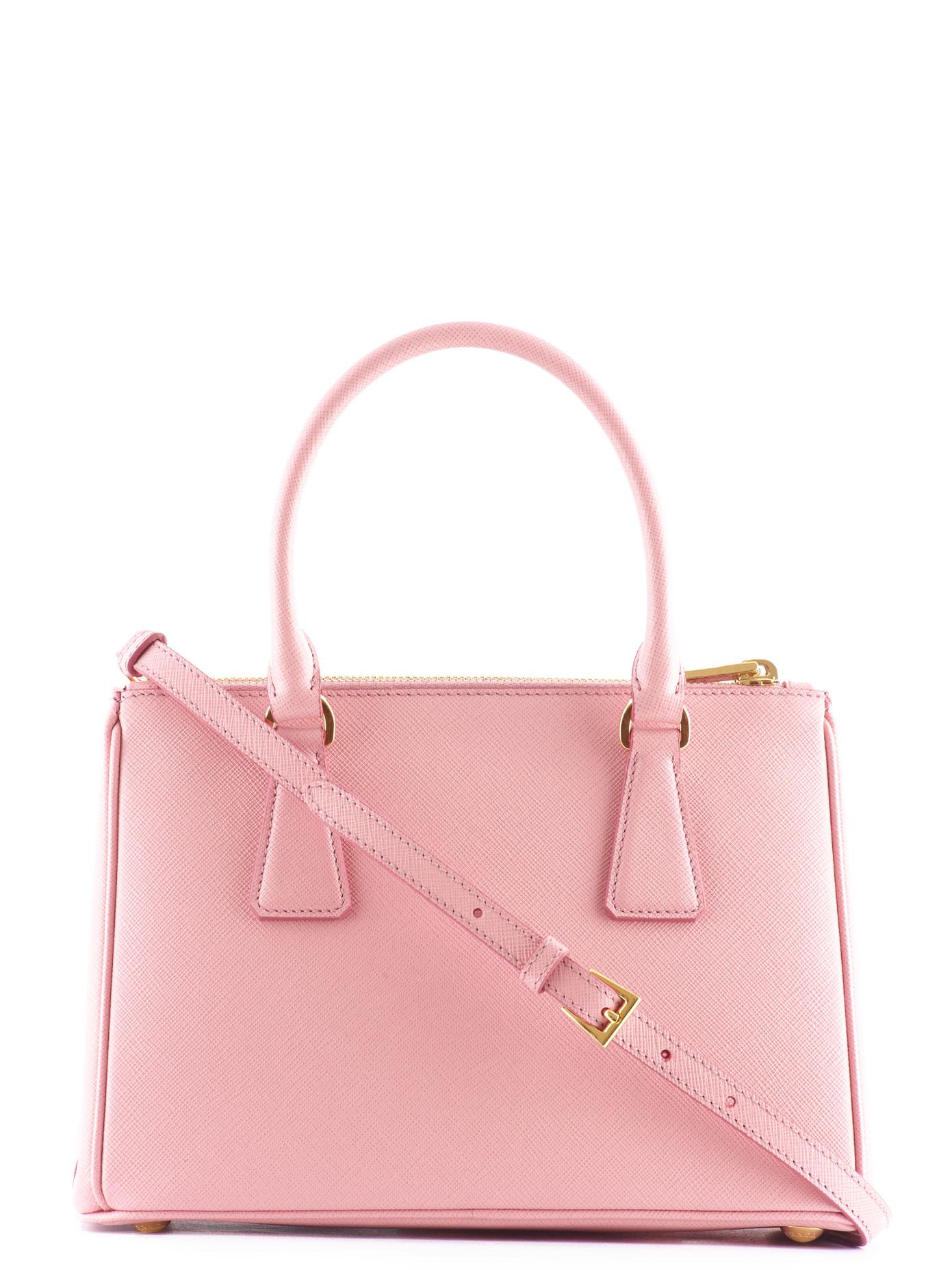 prada galleria bag pink