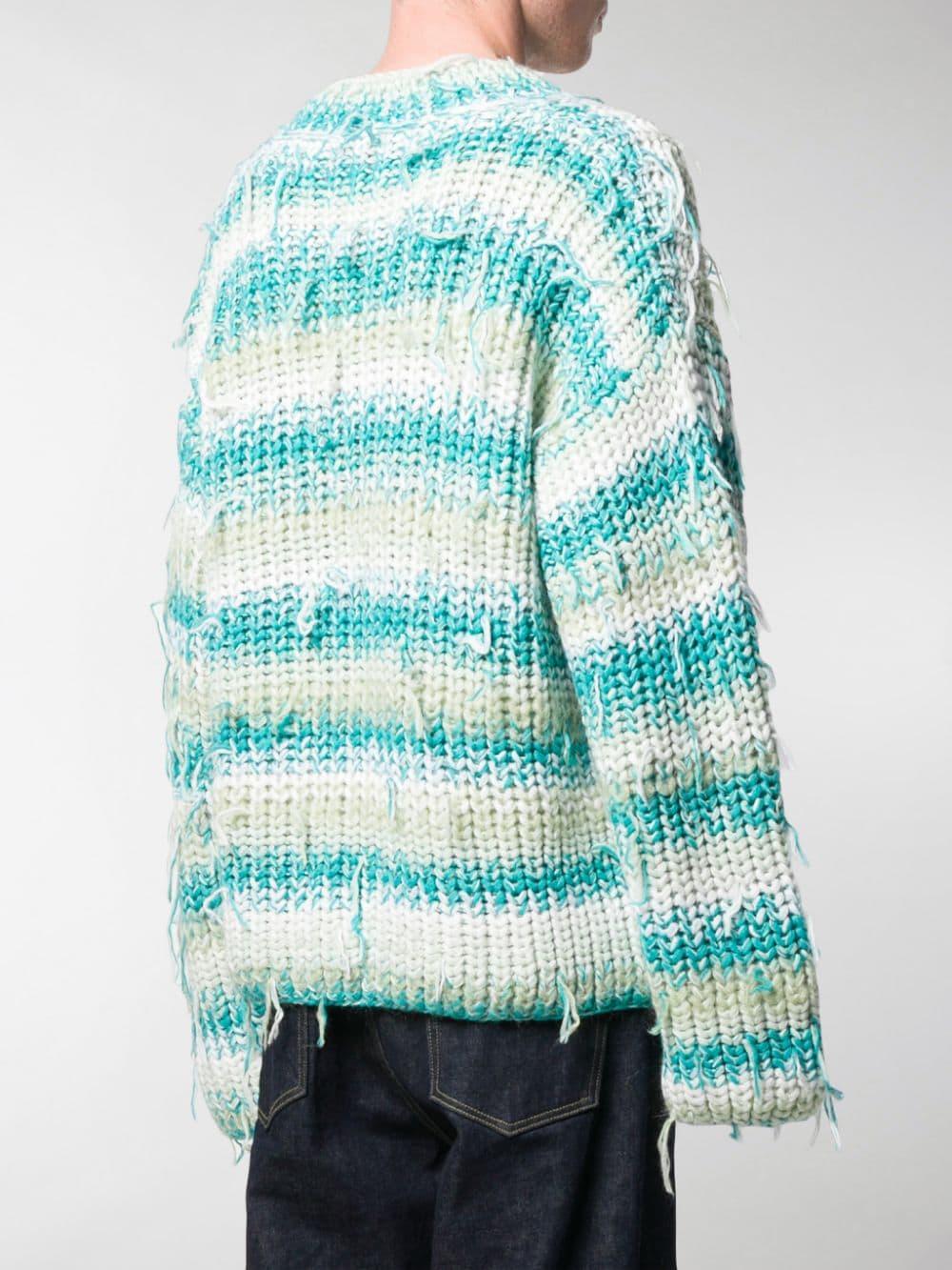 maison margiela striped sweater