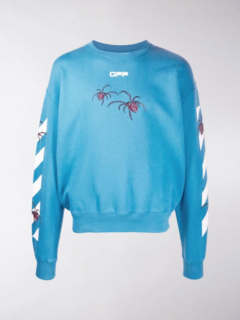 Off-White c/o Virgil Abloh Spider Arrows Sweatshirt in Blue for Men | Lyst