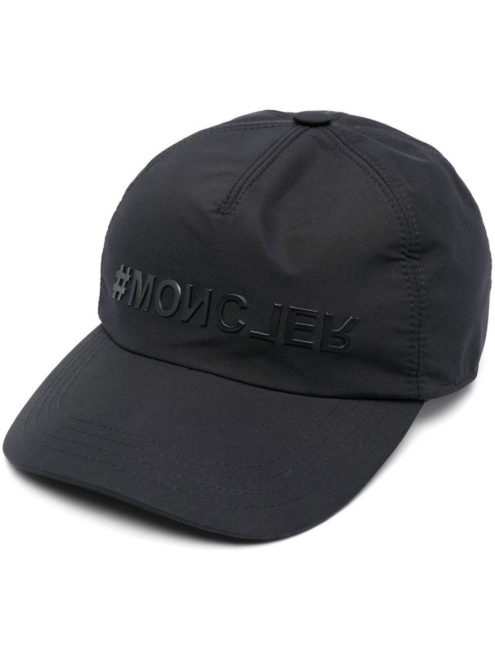 3 MONCLER GRENOBLE Grenoble Baseball Hat With Logo in Black | Lyst
