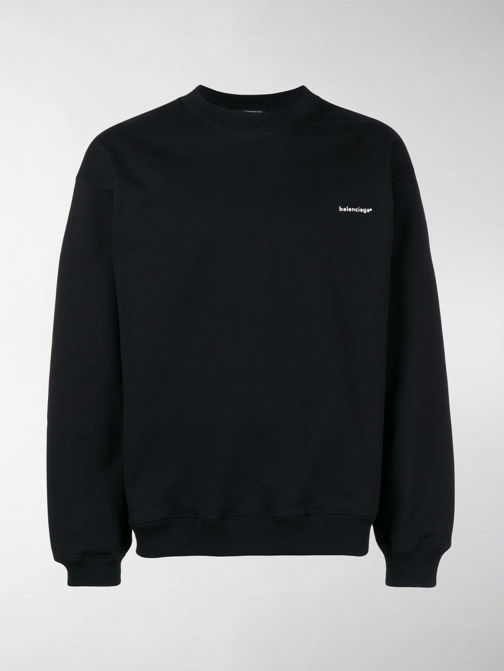 balenciaga logo sweatshirt