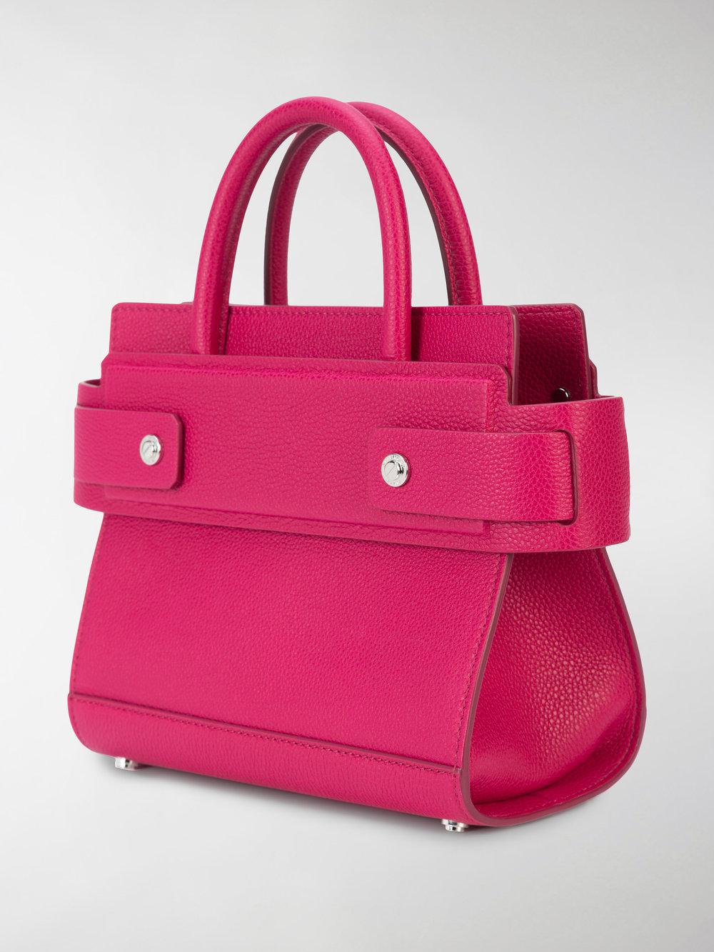 Givenchy Leather Mini Horizon Tote Bag in Pink & Purple (Pink) | Lyst