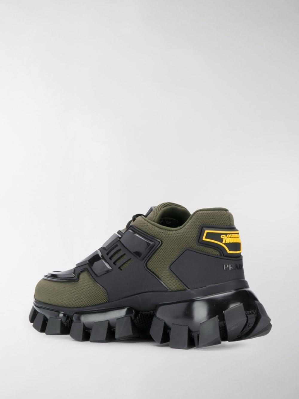 Prada Cloudbust Thunder Sneakers in Green - Save 14% - Lyst