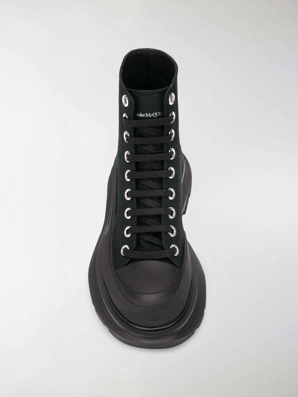 alexander mcqueen tread slick platform sneakers