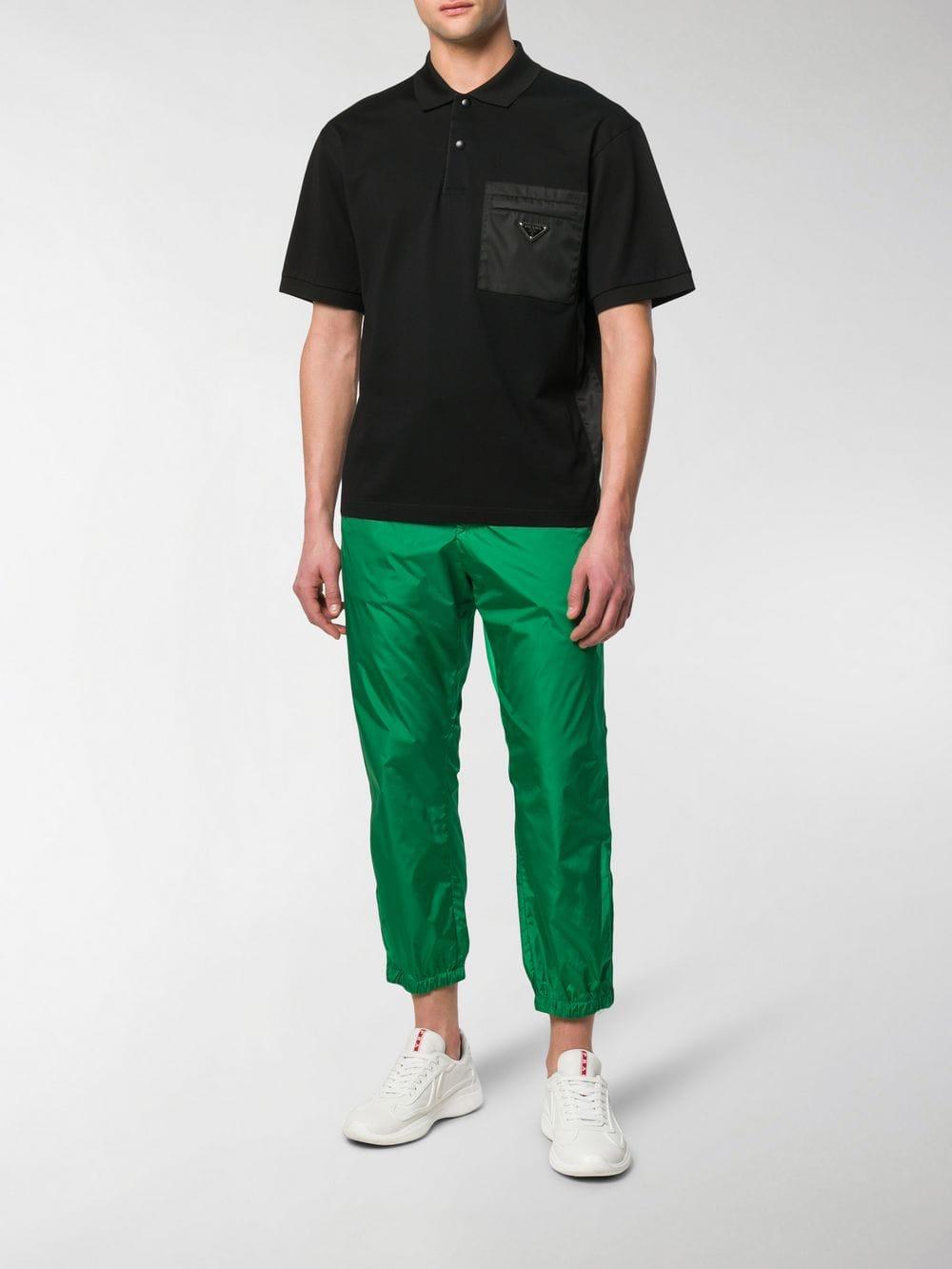 Prada Drawstring Track Pants in Green for Men - Lyst