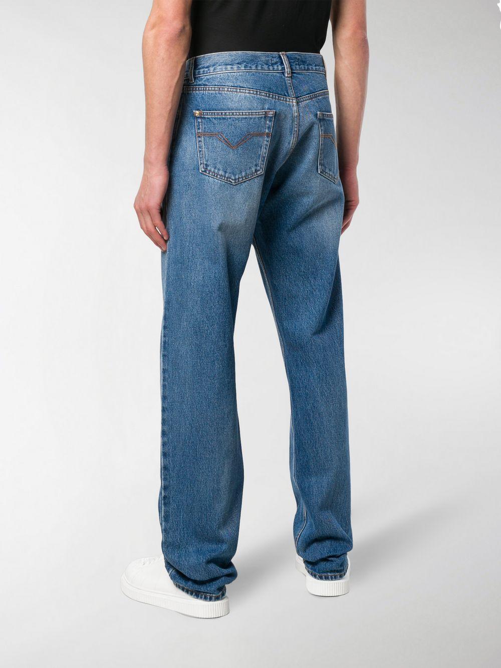 versace straight leg jeans