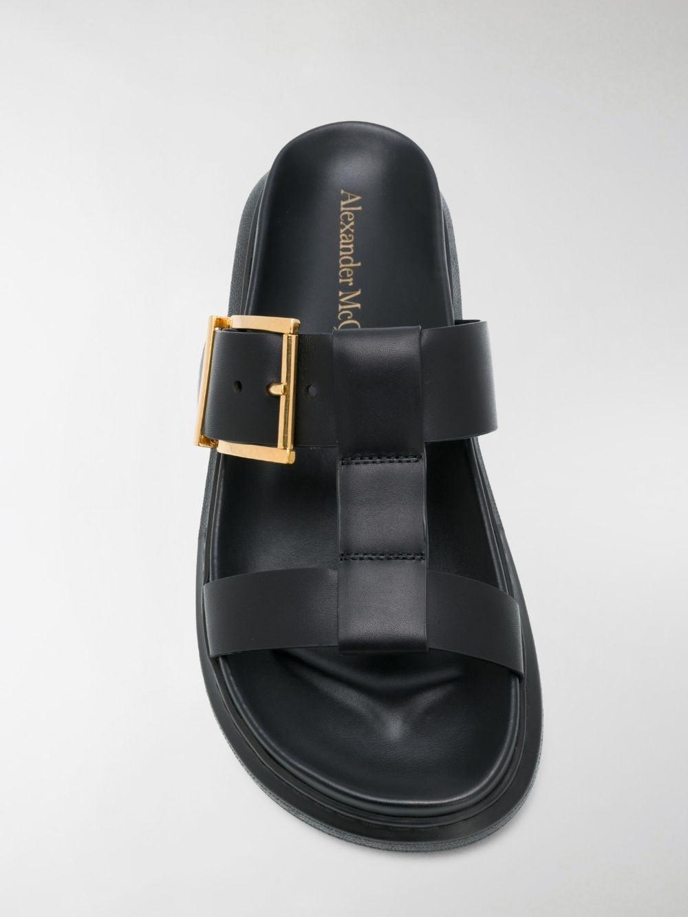 Alexander McQueen Hybrid Slides in Black Lyst