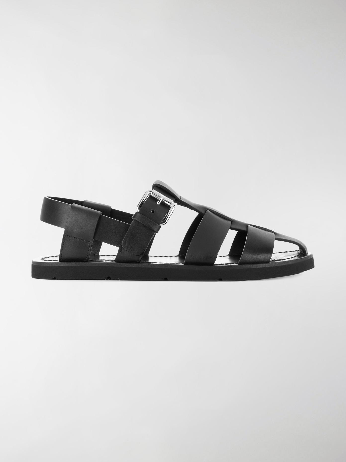 caged gladiator sandals